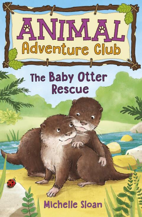 Cover image for book The Baby Otter Rescue (Animal Adventure Club 2)