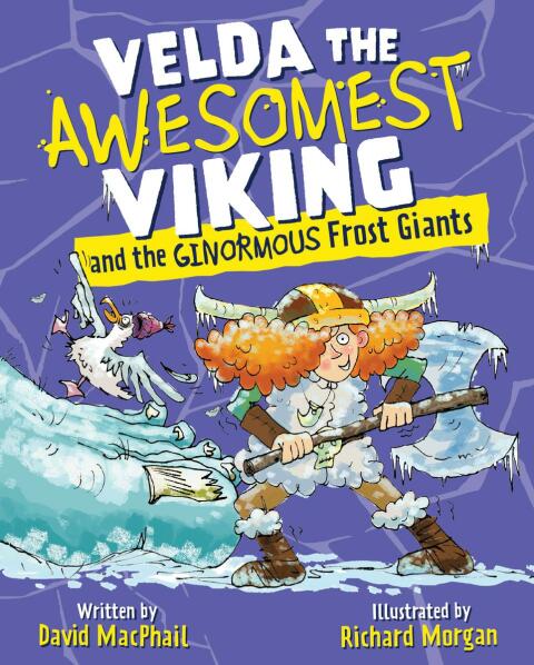 Cover image for book Velda the Awesomest Viking and the Ginormous Frost Giants