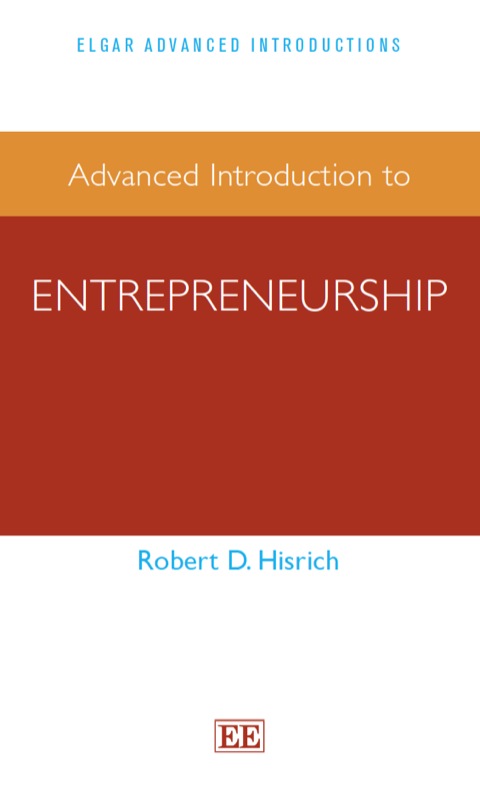 Cover image for book Advanced Introduction to Entrepreneurship