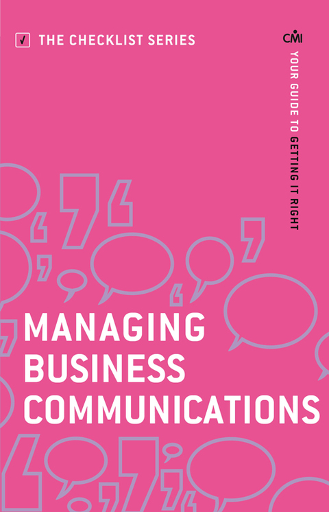 Cover image for book Managing Business Communications