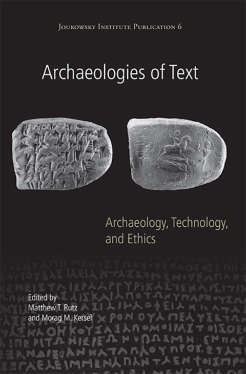 Cover image for book Archaeologies of Text