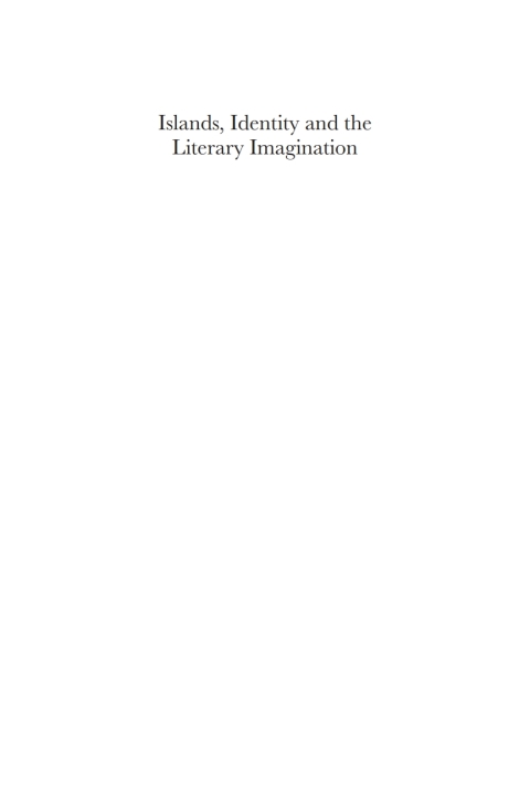 Cover image for book Islands, Identity and the Literary Imagination