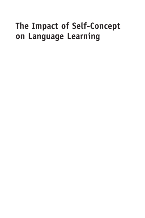 Cover image for book The Impact of Self-Concept on Language Learning