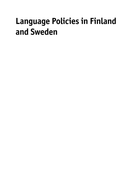 Cover image for book Language Policies in Finland and Sweden