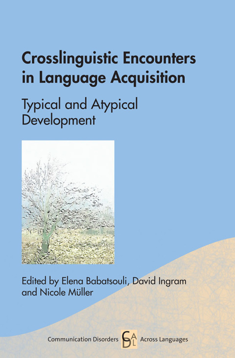 Cover image for book Crosslinguistic Encounters in Language Acquisition