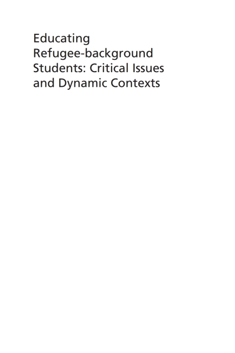 Cover image for book Educating Refugee-background Students