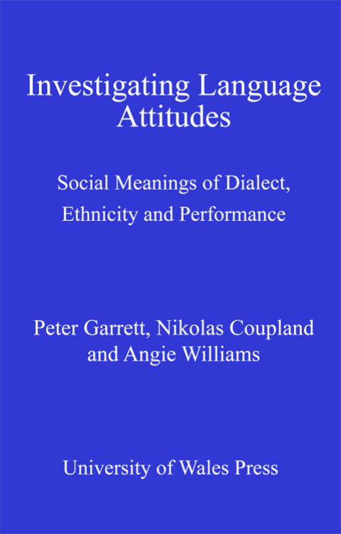 Cover image for book Investigating Language Attitudes