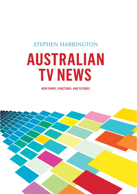 Cover image for book Australian TV News