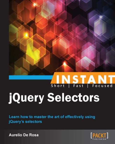 Cover image for book Instant jQuery Selectors