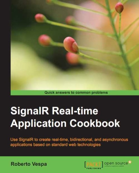 Cover image for book SignalR Real-time Application Cookbook