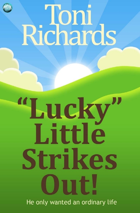Cover image for book "Lucky" Little Strikes Out