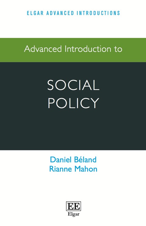 Cover image for book Advanced introduction to Social Policy