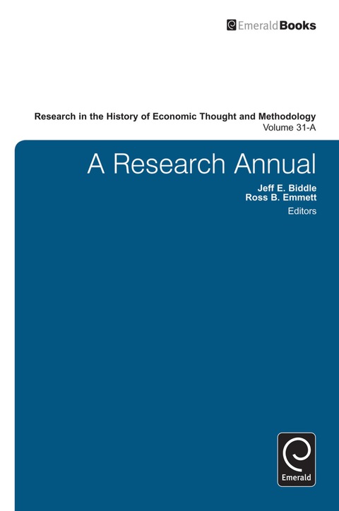Cover image for book A Research Annual