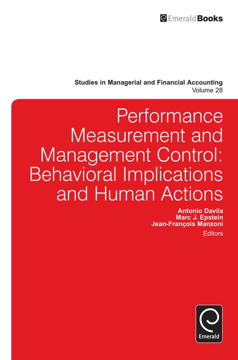 Cover image for book Performance Measurement and Management Control