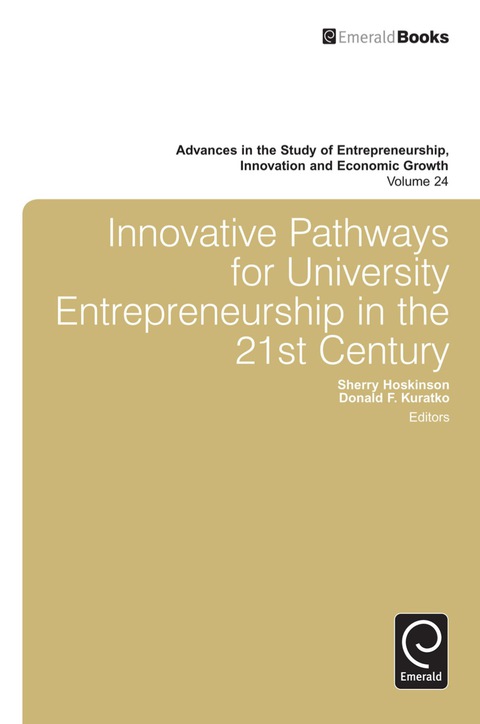 Cover image for book Innovative Pathways for University Entrepreneurship in the 21st Century