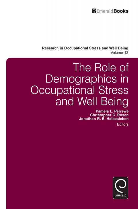 The Role of Demographics in Occupational Stress and Well Being 