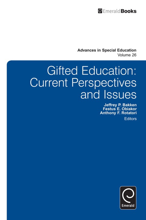 Cover image for book Gifted Education