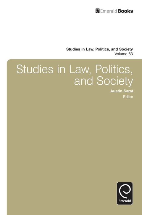 Cover image for book Studies in Law, Politics and Society
