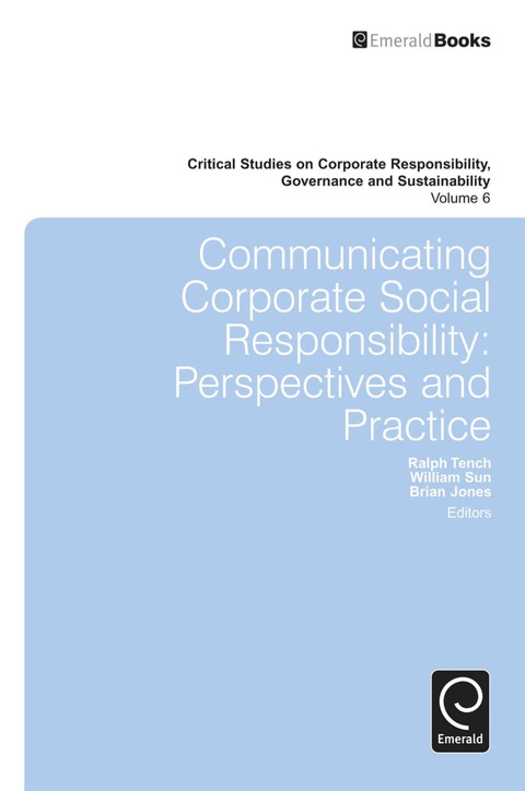 Cover image for book Communicating Corporate Social Responsibility