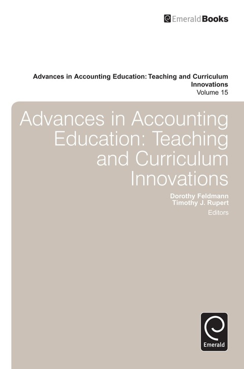 Cover image for book Advances in Accounting Education