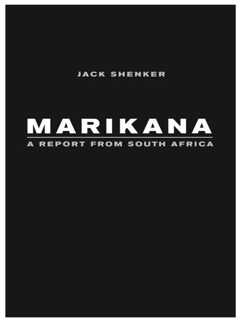 Cover image for book Marikana