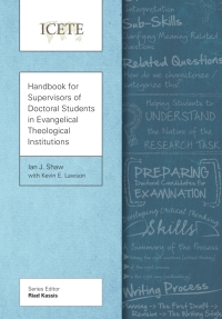 Cover image: Handbook for Supervisors of Doctoral Students in Evangelical Theological Institutions 9781783680962