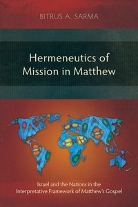 Cover image: Hermeneutics of Mission in Matthew 9781783689095