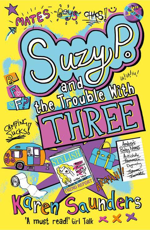 Cover image for book Suzy P, The Trouble With Three