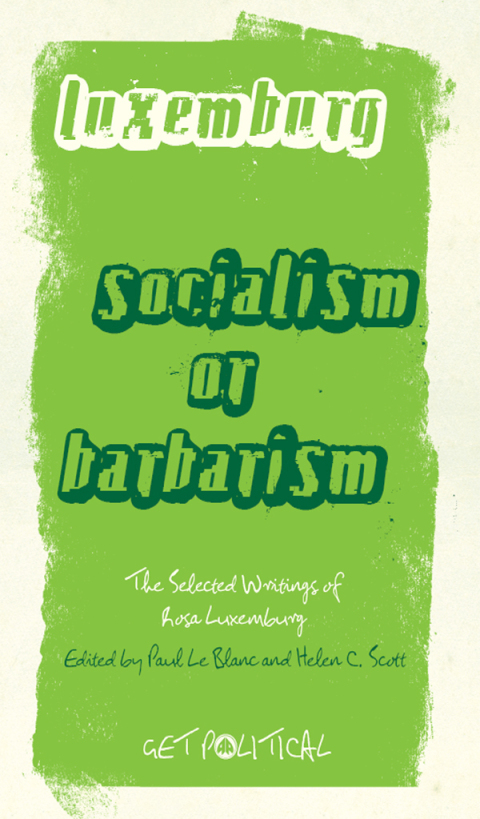 Cover image for book Rosa Luxemburg: Socialism or Barbarism