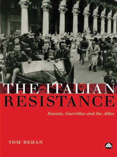 Cover image for book The Italian Resistance
