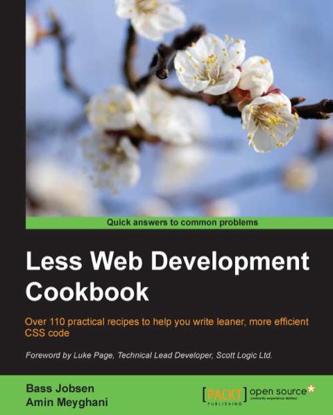Cover image for book LESS WEB DEVELOPMENT COOKBOOK