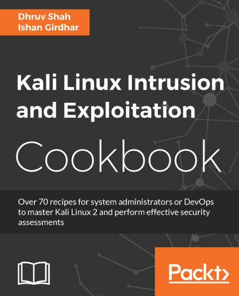 Cover image for book Kali Linux Intrusion and Exploitation Cookbook
