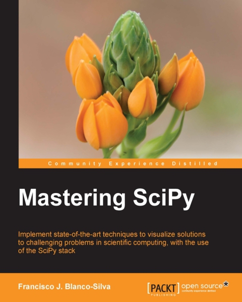 Cover image for book Mastering SciPy