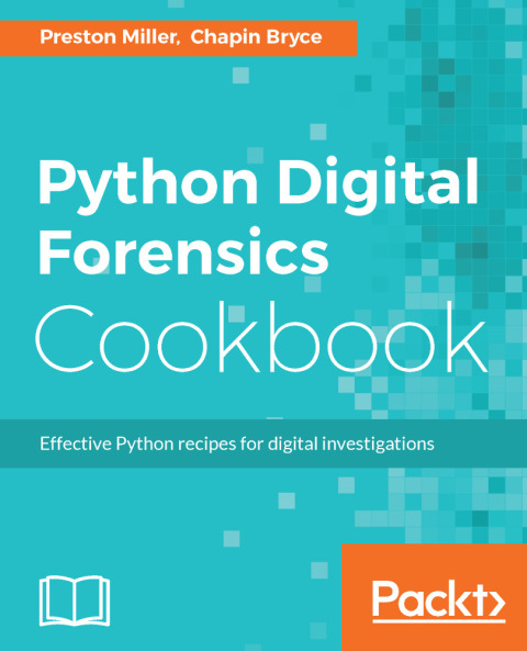 Cover image for book Python Digital Forensics Cookbook