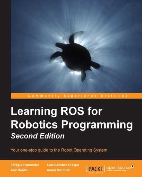 Cover image for book Learning ROS for Robotics Programming Second Edition