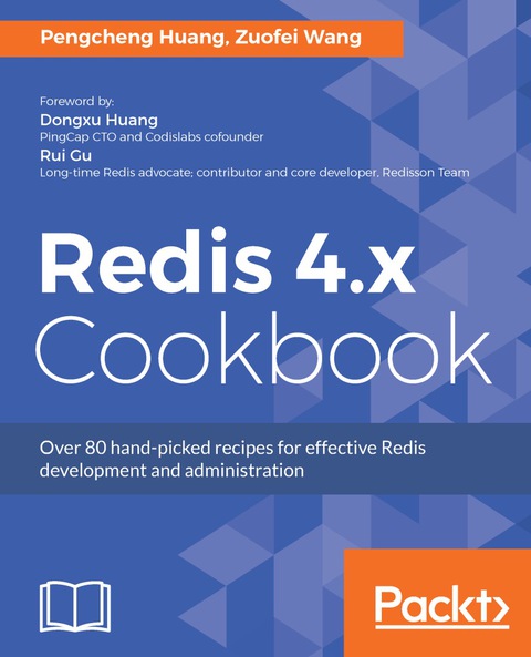Cover image for book Redis 4.x Cookbook