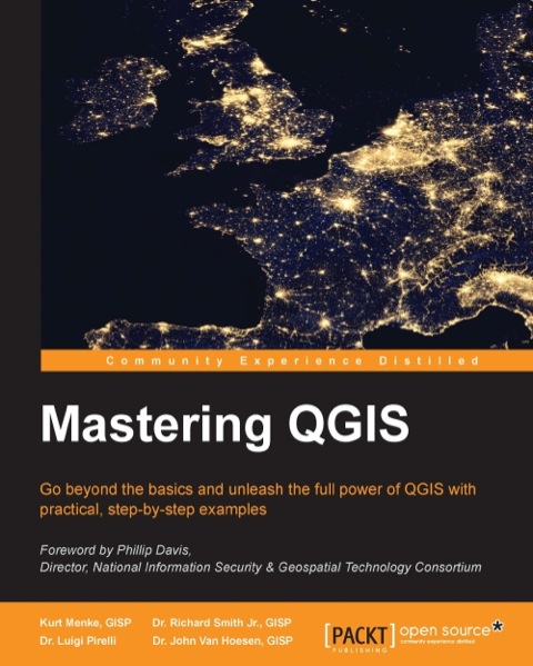 Cover image for book Mastering QGIS