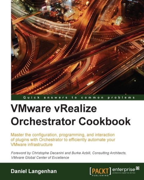 Cover image for book VMware vRealize Orchestrator Cookbook