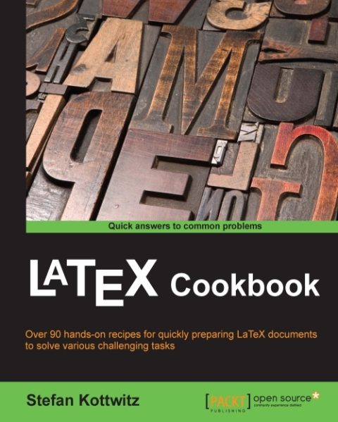 Cover image for book LaTeX Cookbook