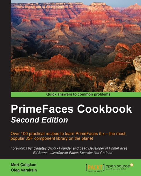Cover image for book Primefaces Cookbook Second Edition