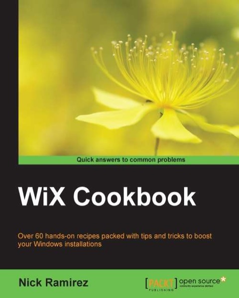 Cover image for book WiX Cookbook