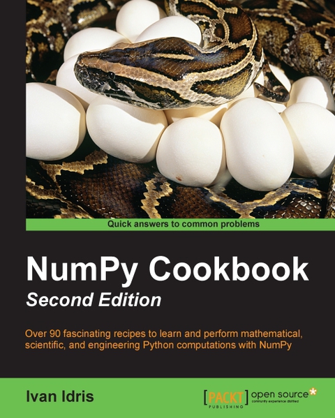 Cover image for book NumPy Cookbook