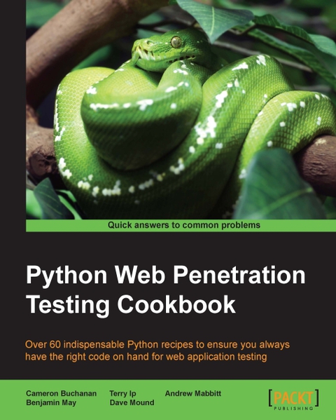 Cover image for book Python Web Penetration Testing Cookbook