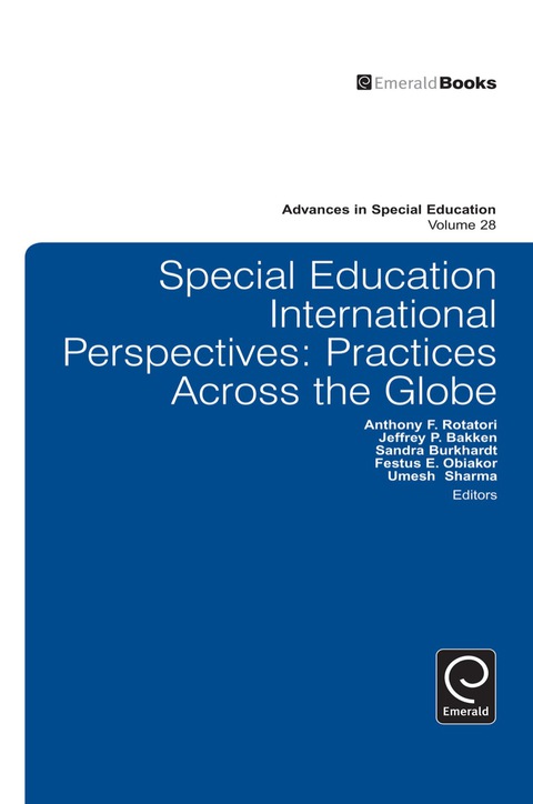 Cover image for book Special Education International Perspectives