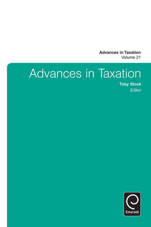 Cover image for book Advances in Taxation