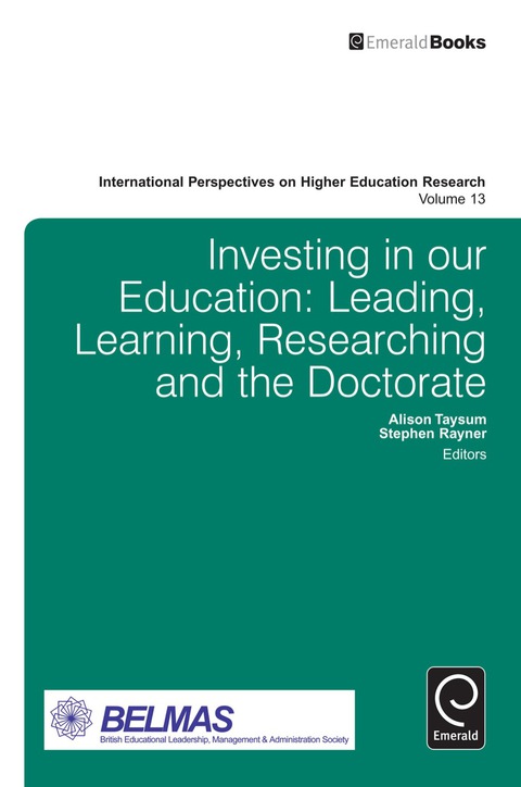 Cover image for book Investing in our Education