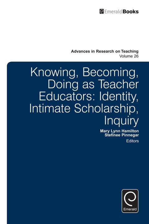 Cover image for book Knowing, Becoming, Doing as Teacher Educators