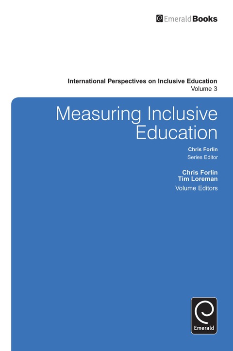 Cover image for book Measuring Inclusive Education