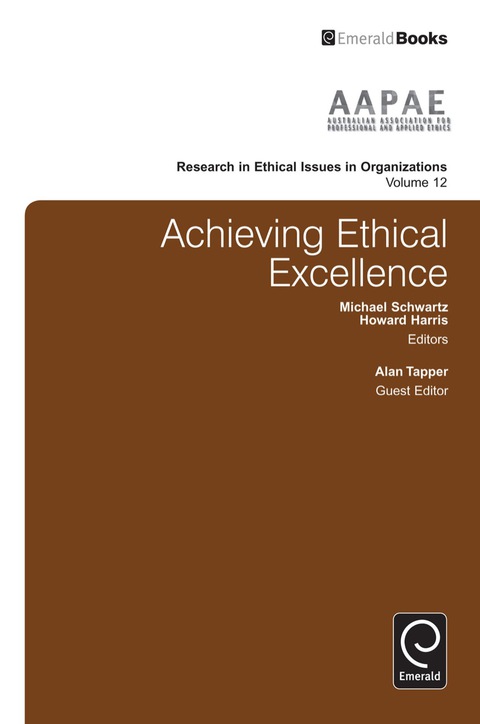 Cover image for book Achieving Ethical Excellence