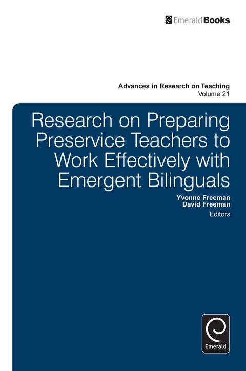Cover image for book Research on Preparing Preservice Teachers to Work Effectively with Emergent Bilinguals